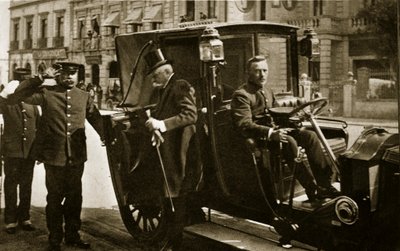 Porfirio Diaz Arriving at the Palace Offices by Unbekannt Unbekannt